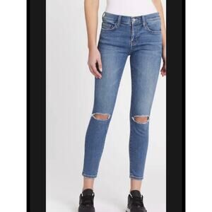 CURRENT ELLIOTT Jeans Womens 28 Skinny Stiletto Mid Rise 2 Years Destroyed